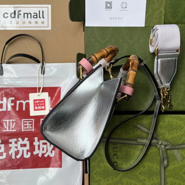Gc425 Diana Mini Tote Bag / Highest Quality Version / 7.9"W X 6.3"H X 3.9"D