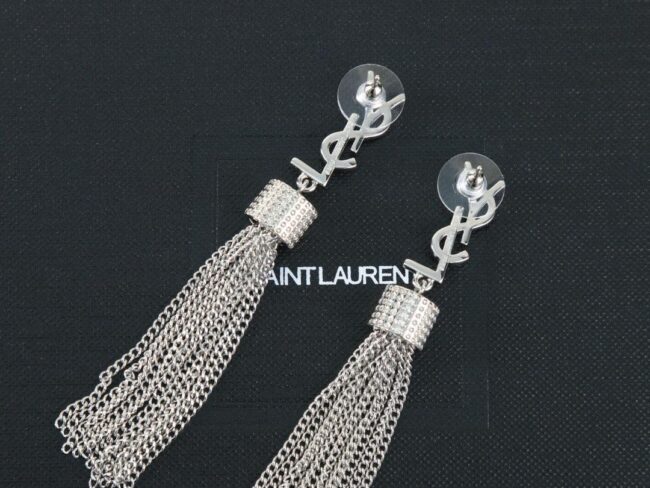 Jw681 Ysl Loulou Earrings With Chain Tassels