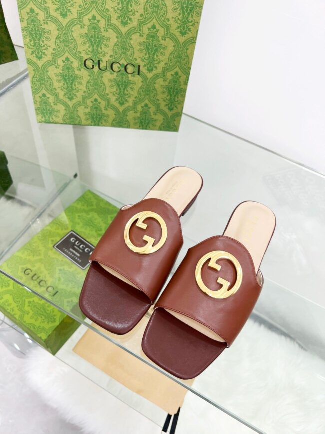 Se1066 Women'S Gucci Nojum Blondie Slide / Size5-12