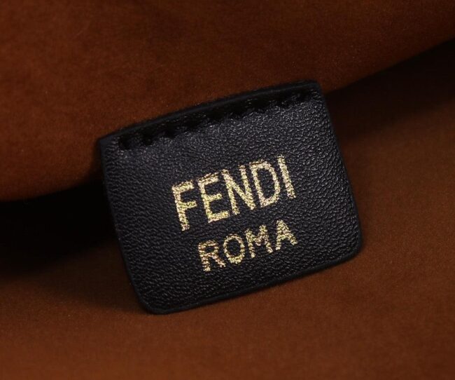 Ff153 Fendi O'Lock Zipper / 13.8X5.5X9Inch