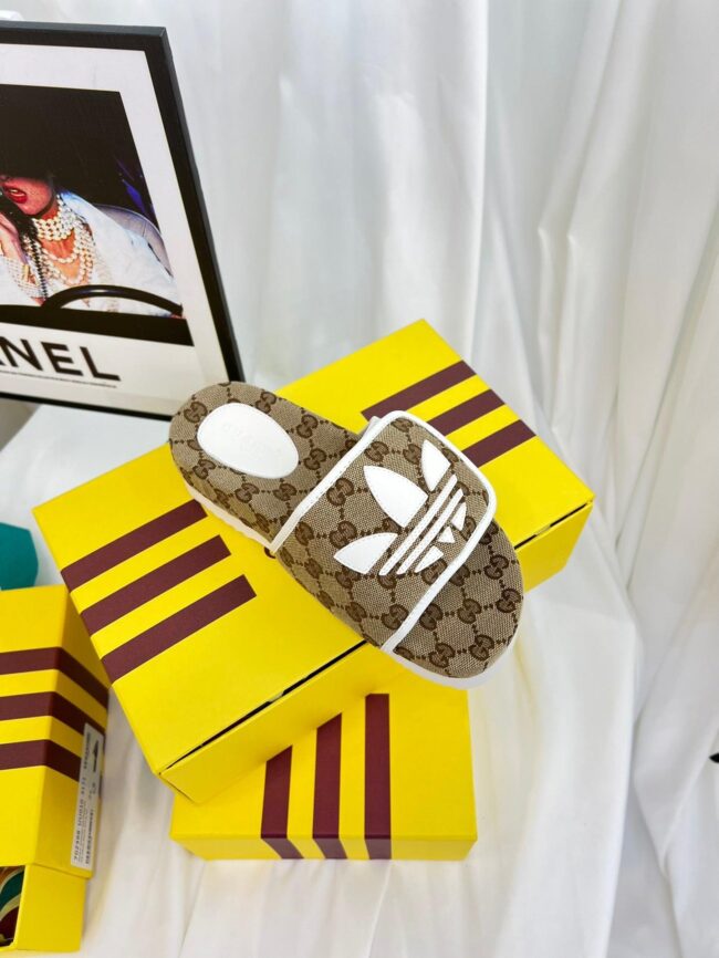 Se977 Adidas X Gucci Women'S Gg Platform Sandal / Size5-12